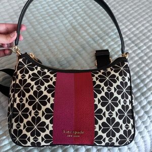 EUC Cream & Black Kate Spade Purse With Crossbody Option